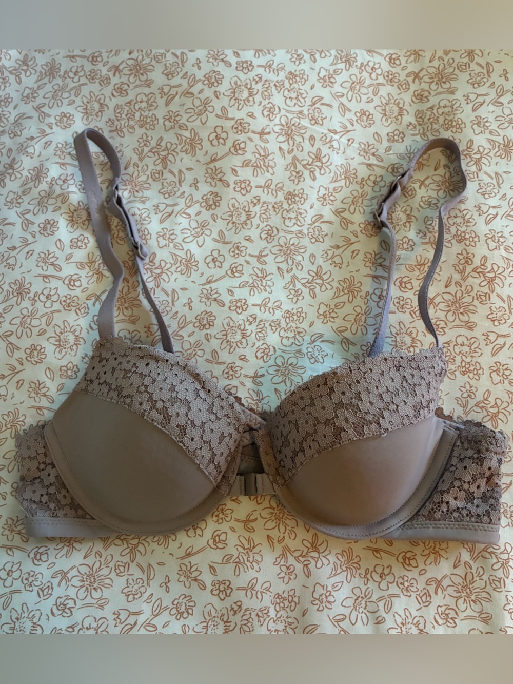 Aerie Real Happy Demi Lightly Lined Lace Bra